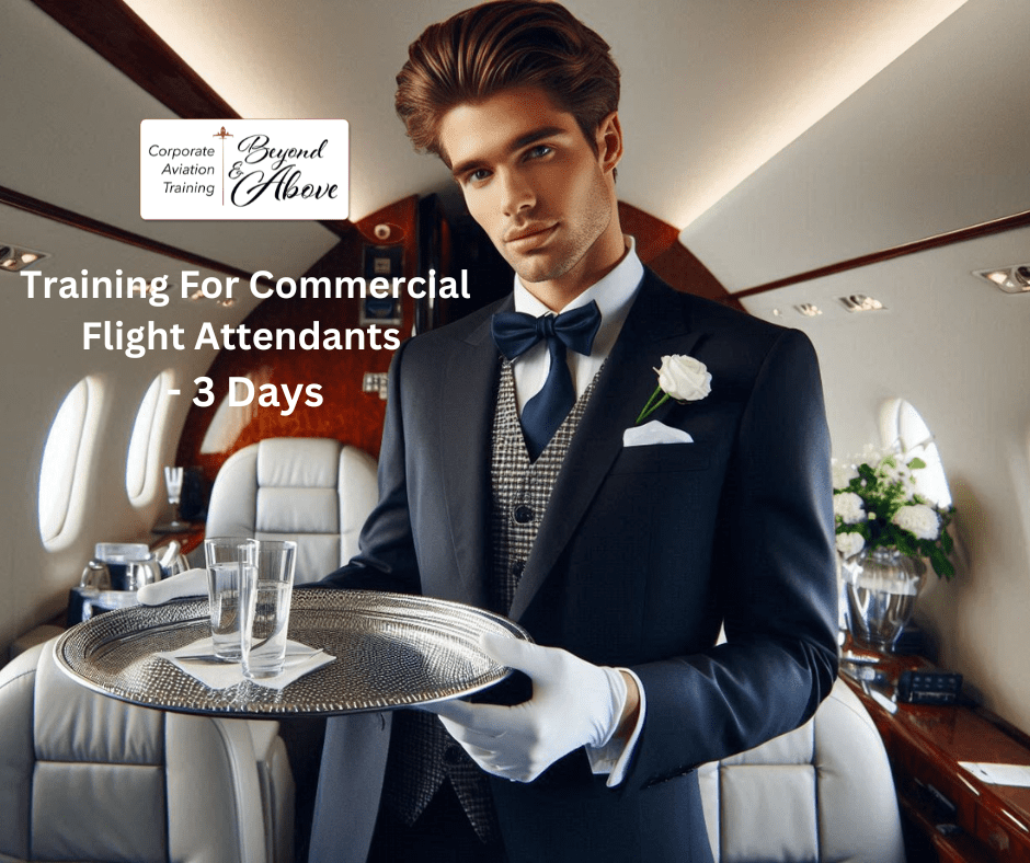 Corporate Training for Commercial Flight Attendants w FAA121 License
