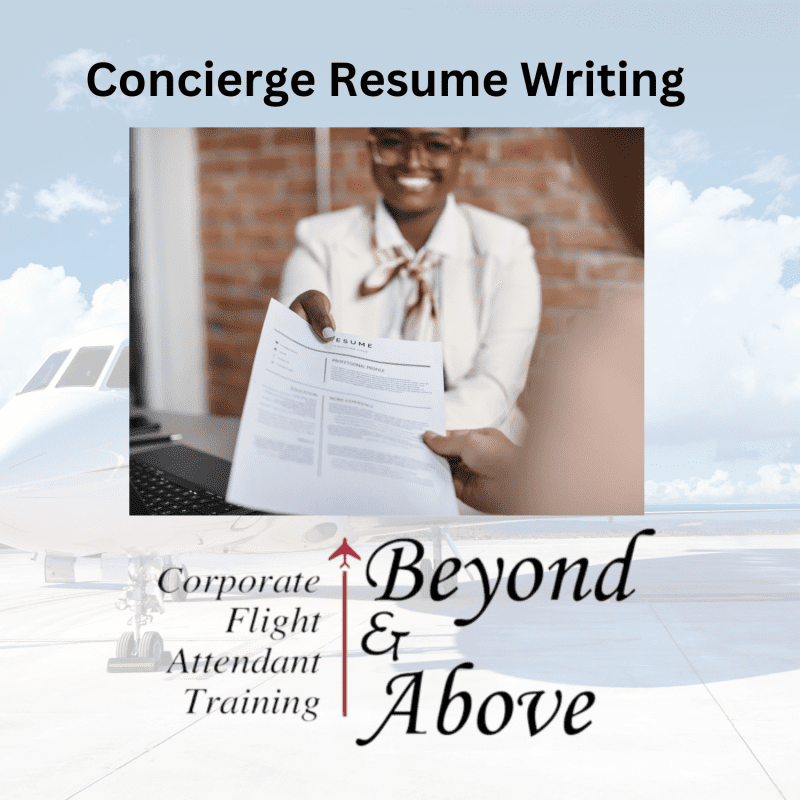 Résumé Writing -Concierge Package-Aviation